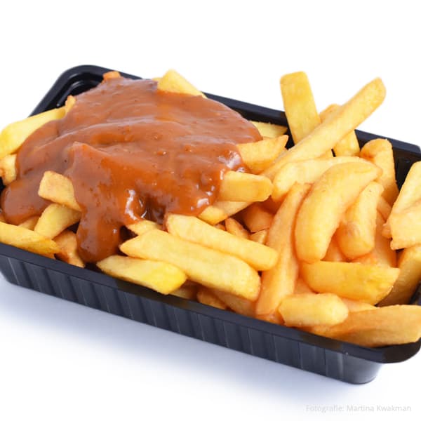 Groot friet pinda